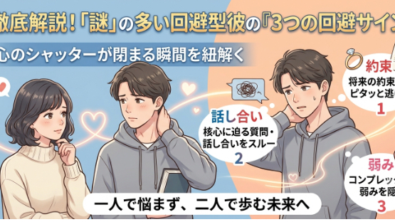 回避傾向が出やすい3つのシチュエーション