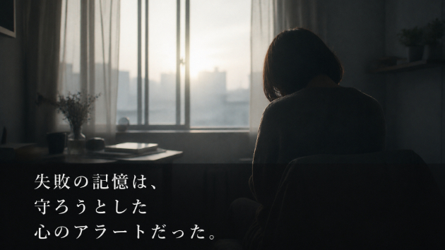 過去の失敗を何度も思い出してしまう朝に