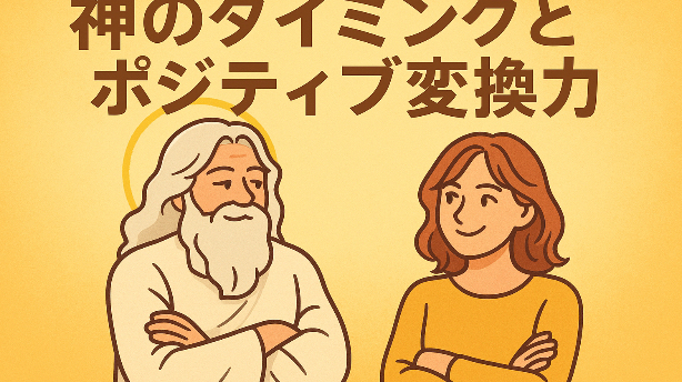 神のタイミングとポジティブ変換力