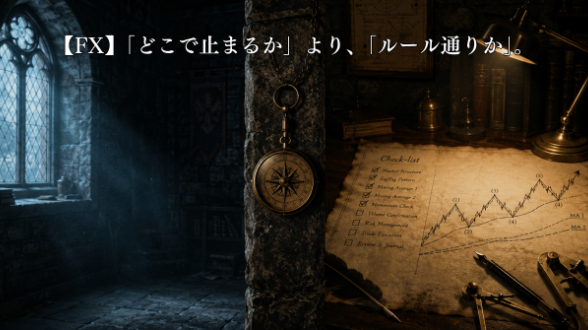 【FX】「どこで止まるか」より、「ルール通りか」。