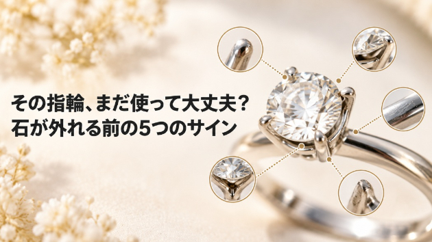 その指輪、まだ使って大丈夫？石が外れる前の5つのサイン