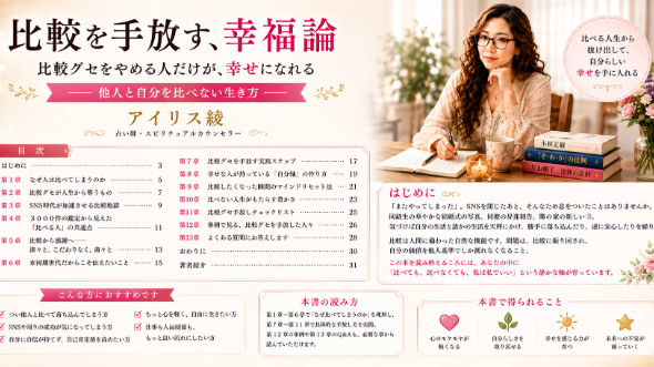 比較グセをやめる人だけが、幸せになれる