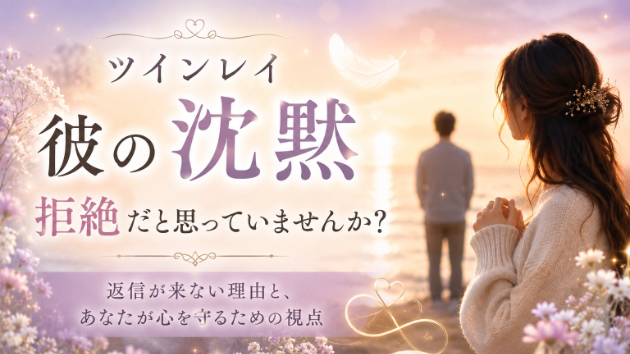 【ツインレイ】彼の沈黙は、本当に拒絶なのでしょうか？
