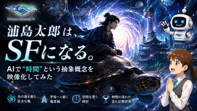 浦島太郎は、SFになる。AIで“時間”という抽象概念を映像化してみた