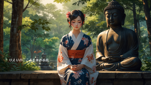 【寺院の静寂を感じる和のヒーリング】禅瞑想インストBGM｜心を落ち着かせる音楽｜リラックス｜睡眠前の癒し時間｜瞑想用ヒーリング音楽・安眠・リラックス音楽・マインドフルネス｜心を静める｜ヒーリングBGM