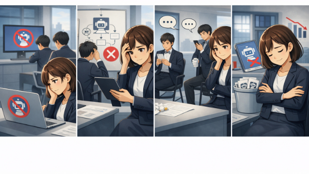 AI導入フロー整理：⑦ 現場に定着しない理由