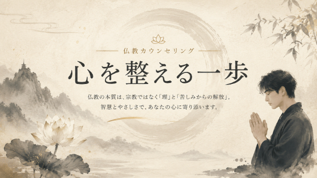 仏教は、心を縛るものではなく、苦しみをほどくための理性です