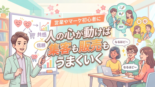 どれだけ素晴らしい商品でも、心が動かなければ購入されません。