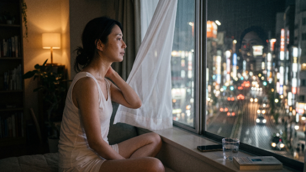 汗ばむ夜風、彼の未練が視えた瞬間