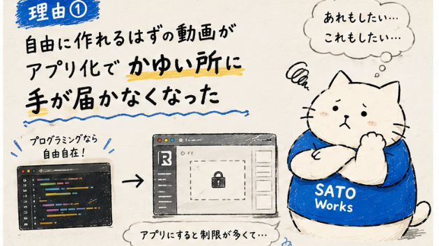 【個人開発】Remotionのデスクトップアプリ開発を断念した3つの理由｜作って分かったアプリ化の壁
