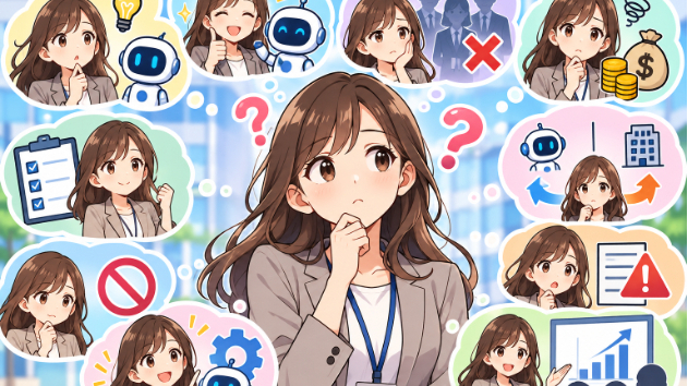 AI導入の悩み：① AI導入したいけど何から始める？