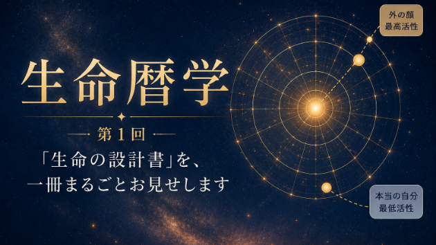第1回　「生命の設計書」を、一冊まるごとお見せします――私自身の鑑定で