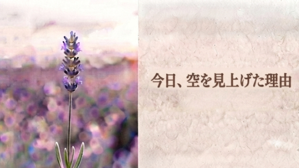 『今日、空を見上げた理由』