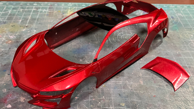進捗報告】ホンダ NSX 1/24 プラモデル製作代行④｜懐空工房｜coconala