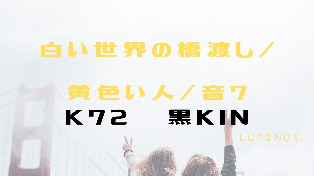 K72  マヤ暦エネルギー　黒ＫＩＮ