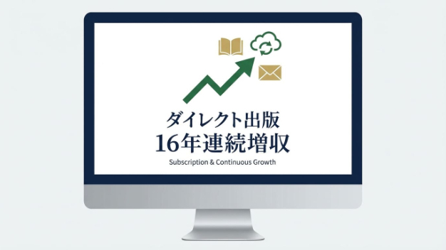 ダイレクト出版「16年連続増収」に学ぶ|中小企業が実践できる3つの成長