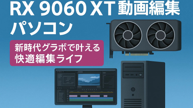 RX 9060 XTと動画編集パソコン――新時代グラボで叶える快適編集ライフ