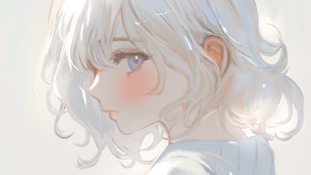 【イラスト】真っ白な女の子を描いてみました|植木るい 少女漫画イラスト|coconalaブログ