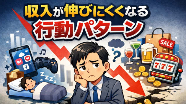 【多くの人が知らずにやっている、収入が伸びにくくなる行動パターン】|Takuma@FIRE生活18年目|coconalaブログ
